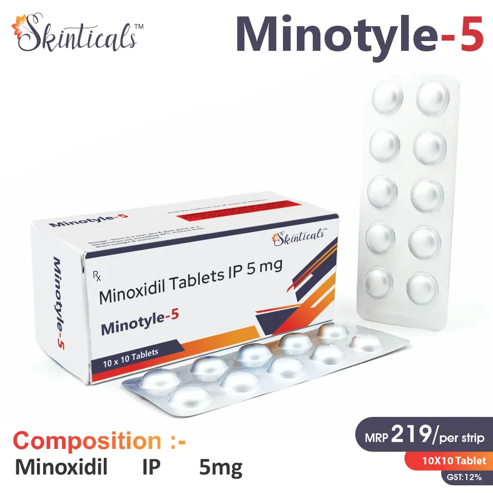 Minoxidil 5mg Tablet | Hypertension Care | Best Price for PCD Pharma Franchise